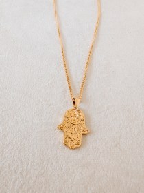 COLAR HAMSA DOURADO